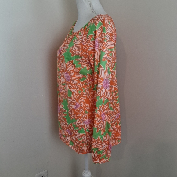 Lilly Pultizer Jemma 100 % Cotton Tunic Size Small - Picture 6 of 6